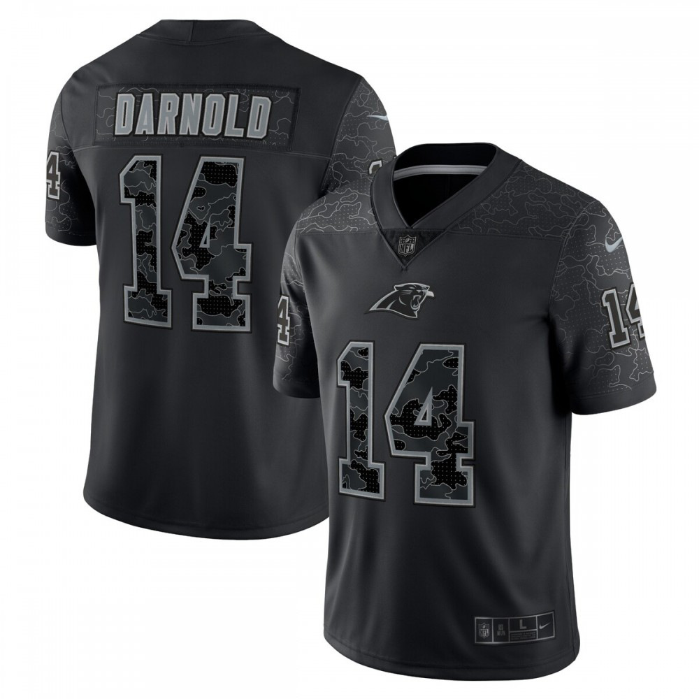 Sam Darnold Carolina Panthers Nike RFLCTV Limited Jersey - Black-GridironStore